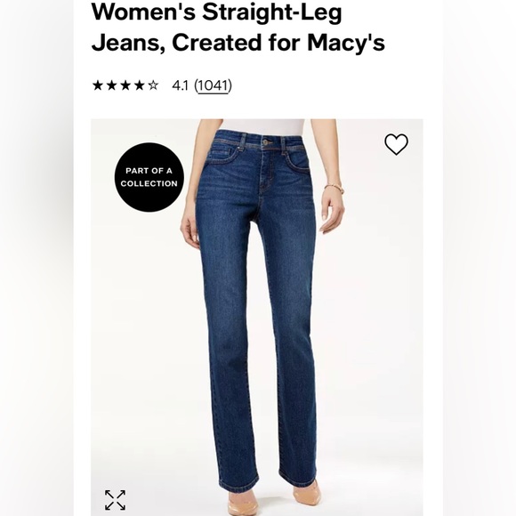 Style & Co. Blue Denim Jeans * 14 Short - Picture 16 of 16